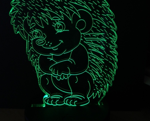 cute hedgehog night light