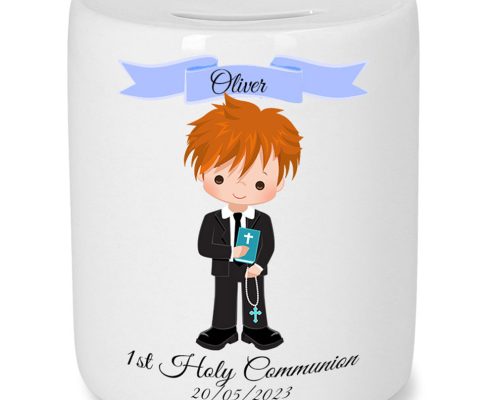 Personalised Holy Communion Gift, Money Box