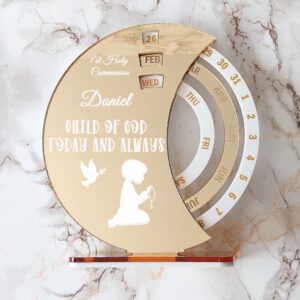 stop the date calendar, communion, confirmation, wedding