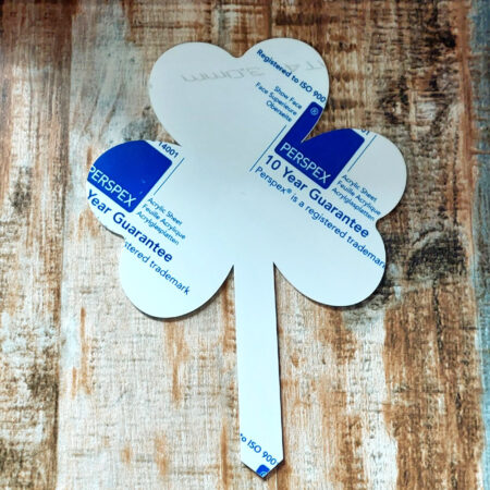 memorial shamrock grave marker blank